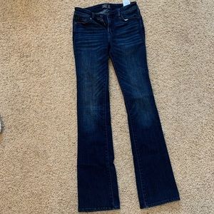 Abercrombie Harper Low Rose Skinny Boot Cut Jeans